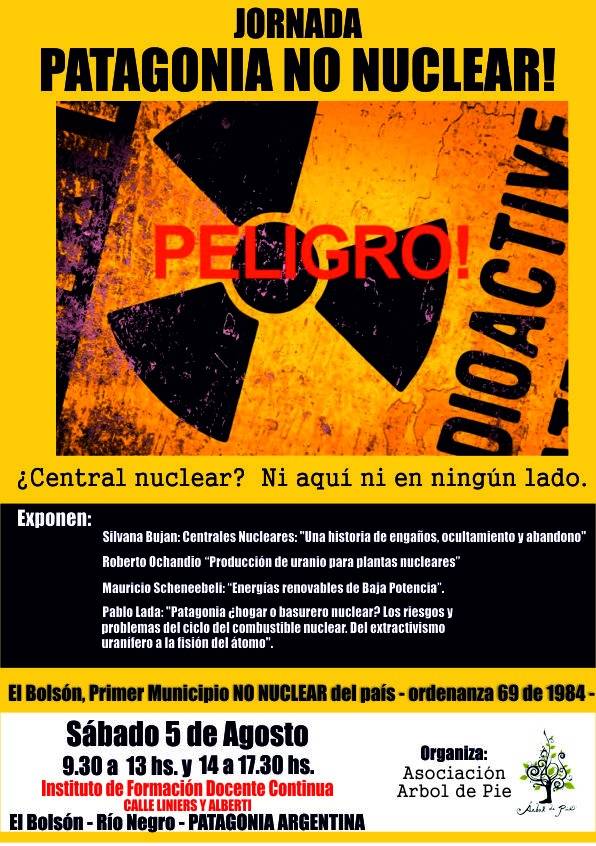 Charla sobre energía nuclear en El Bolsón